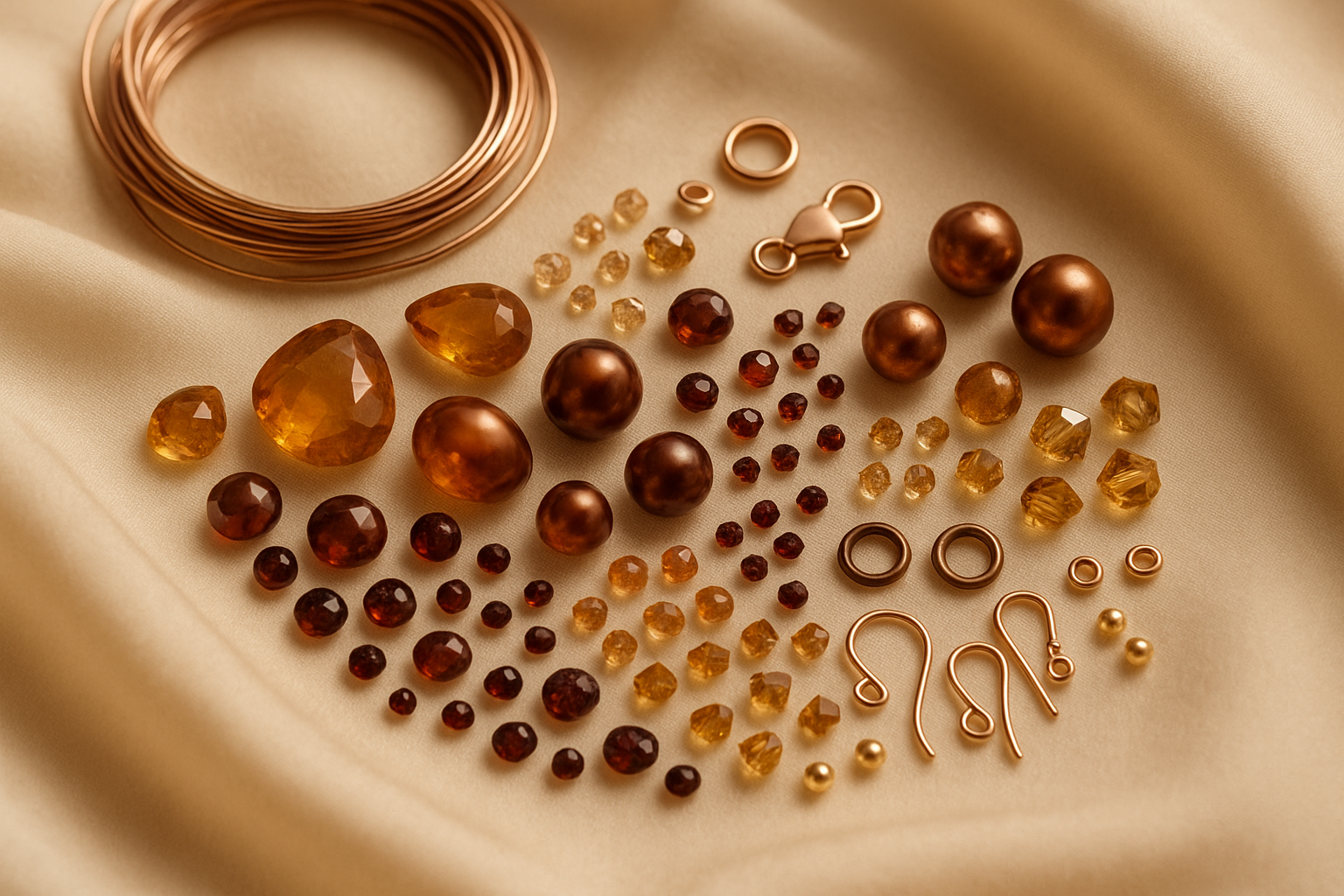 use smaller items and a more quite luxury feeling in autumn colours