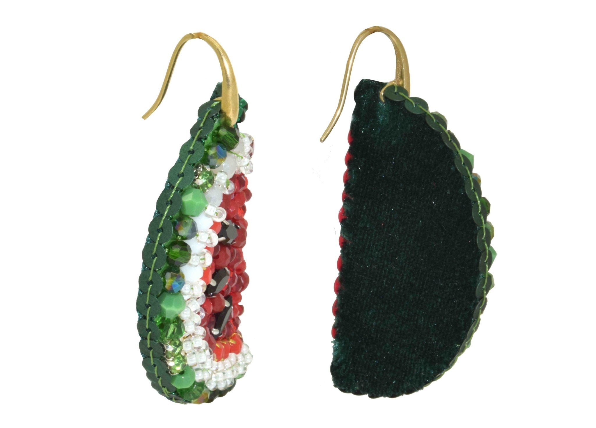 Water Melon | PatchArt Earrings - Miccy's Jewelz Europe