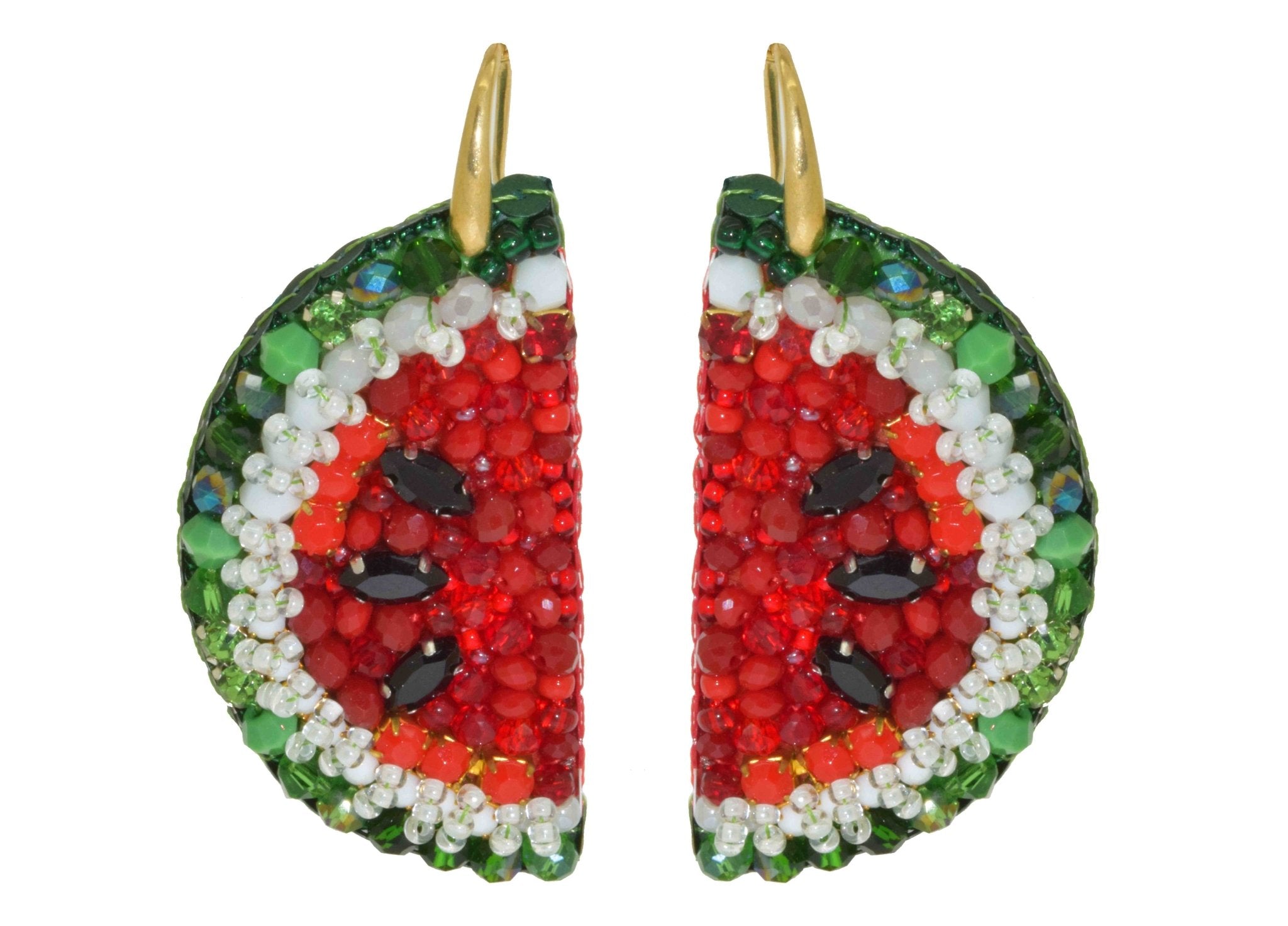 Water Melon | PatchArt Earrings - Miccy's Jewelz Europe