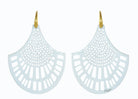 Miccy's | White Horn Corn | Horn Earrings