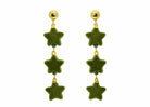 Miccy's | Wishful Thinking Olive Green | Resin Earrings