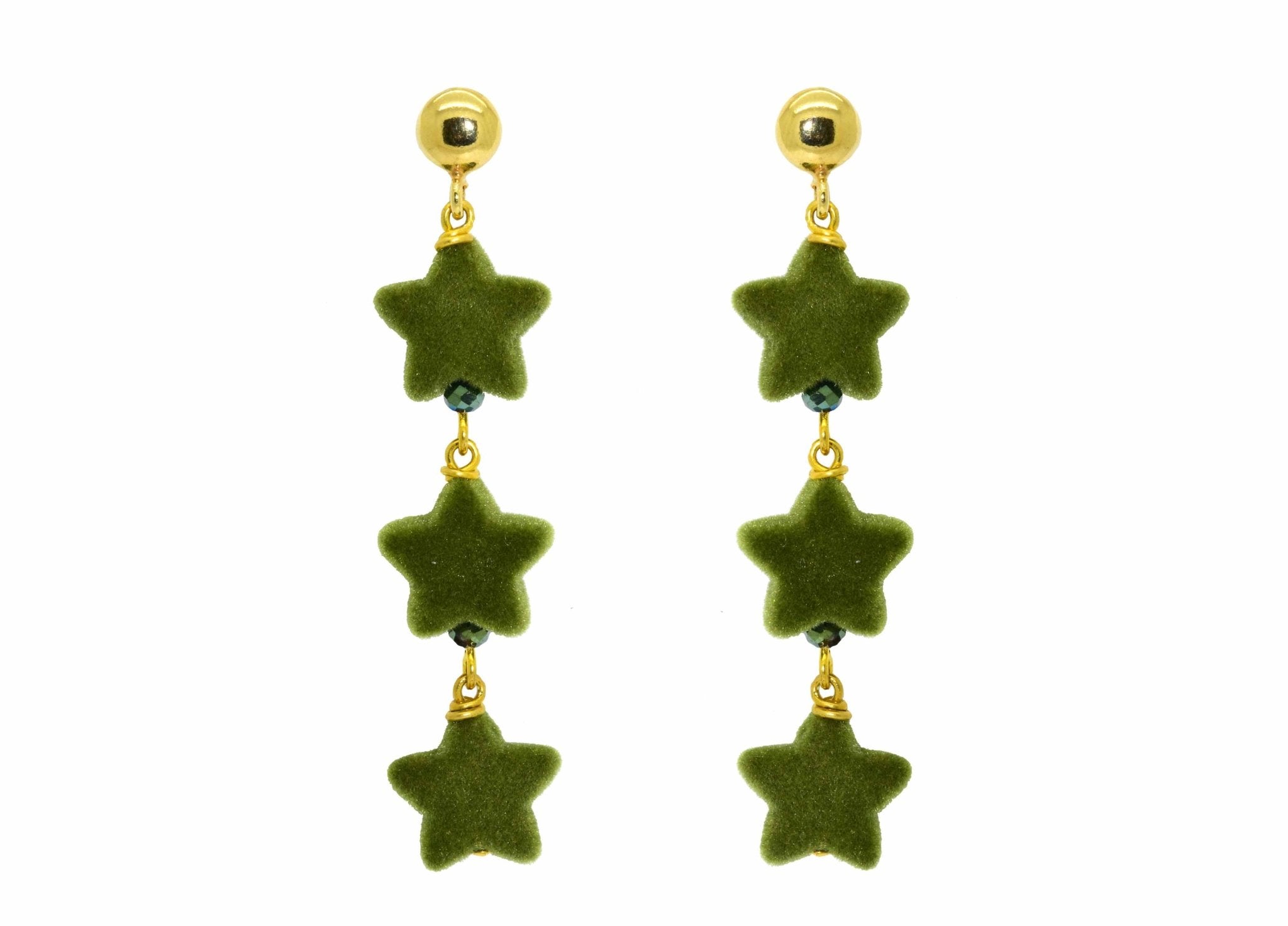 Miccy's | Wishful Thinking Olive Green | Resin Earrings