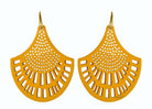 Miccy's | Yellow Horn Corn | Horn Earrings