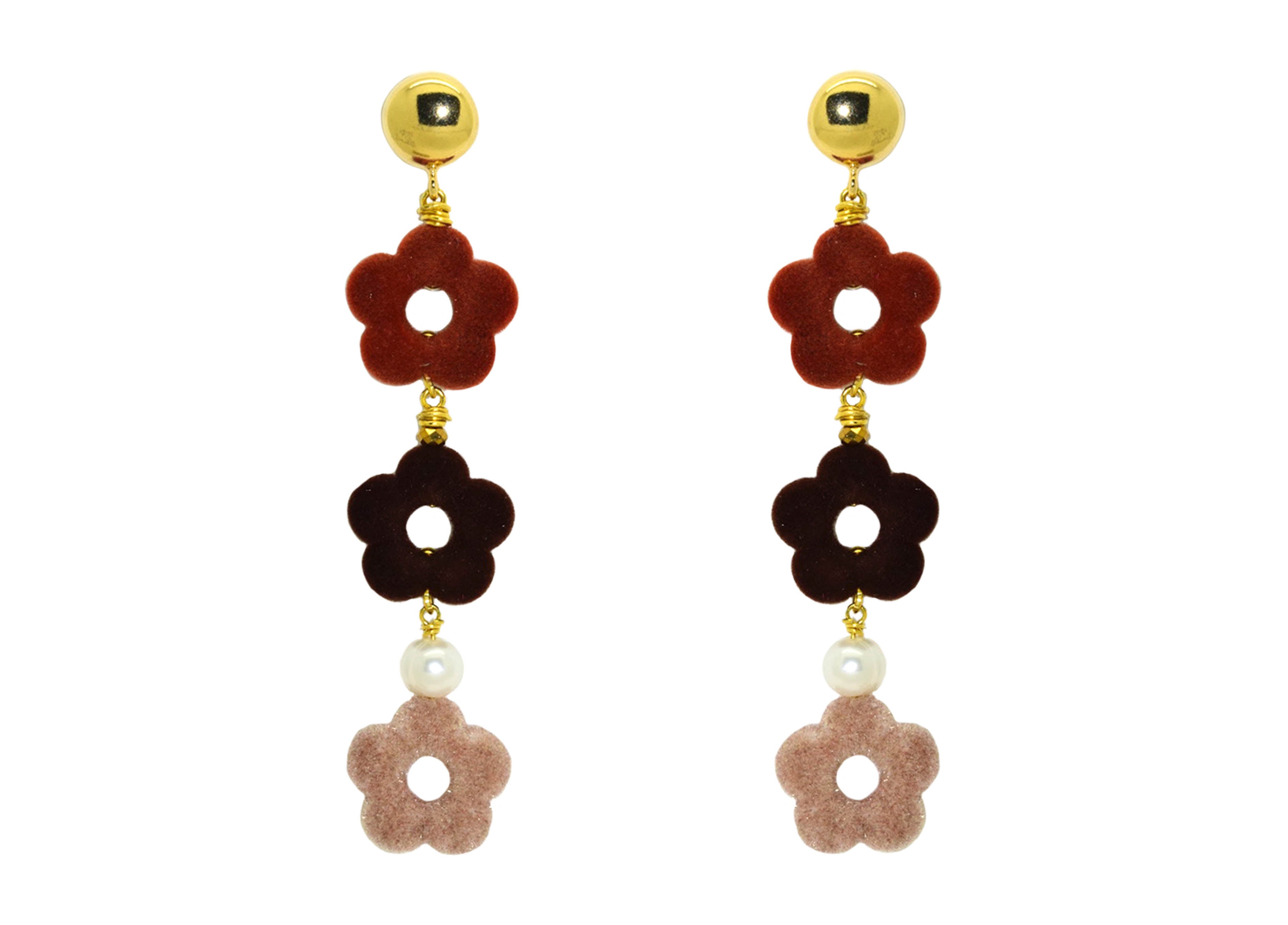 Miccy's | Flower Power Teddy | Resin Earrings